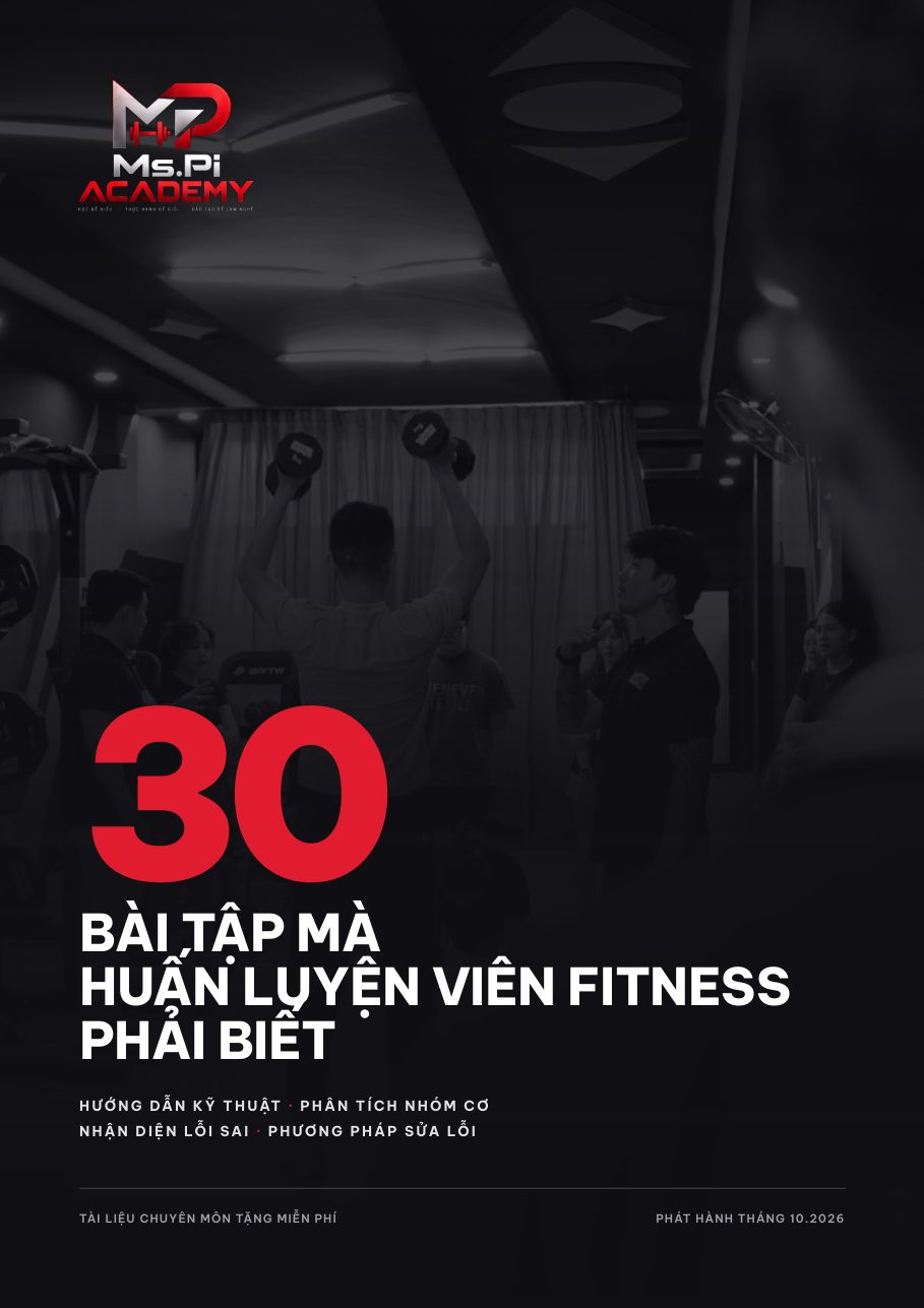 Bìa ebook 30 bài tập mà HLV Fitness phải biết